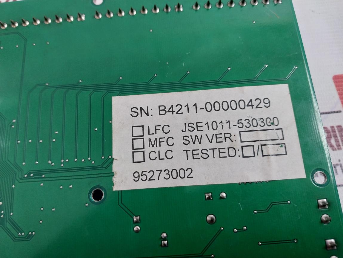 Hans Jensen Lubricators Jse1011-530300 Printed Circuit Board Rev.1.1
