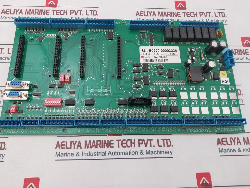 Hans Jensen Lubricators Printed Circuit Board Rev.1.1