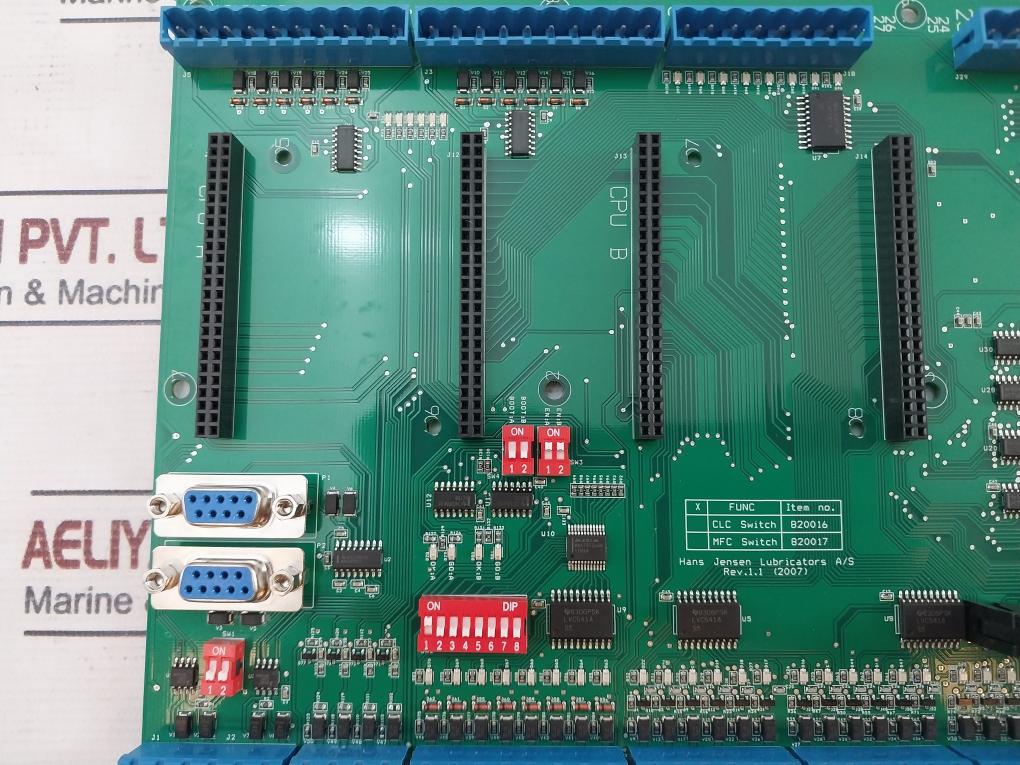 Hans Jensen Lubricators Printed Circuit Board Rev.1.1