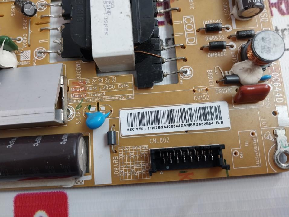 Hansol Technics L28S0_Dhs Dc Power Supply Pcb Board Bn44-00644D Rev:1.0 100-240V