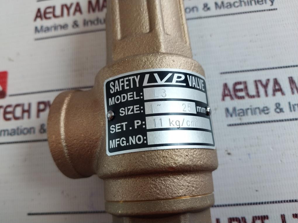 Hants L3 Pressure Safety Relief Valve 1 Inch Npt 11 Bar