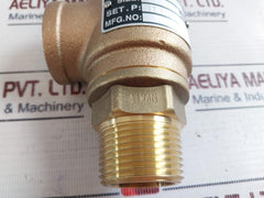 Hants L3 Pressure Safety Relief Valve 1 Inch Npt 11 Bar