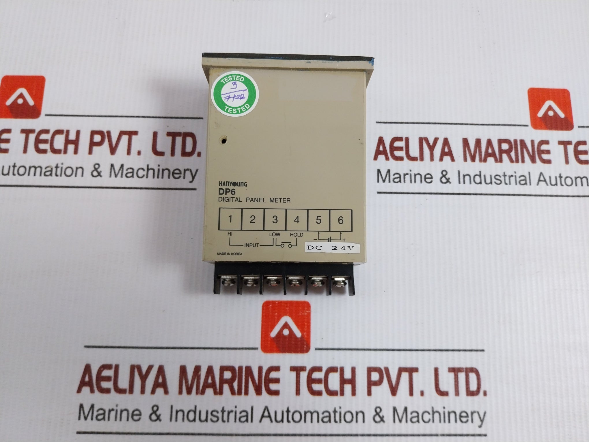 Dp6 Digital Panel Meter 24Vdc Hanyoung