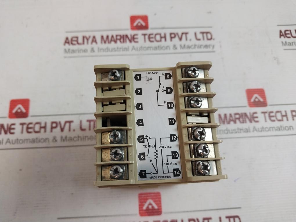 Hanyoung Hy-1000-ppmnr05 Temperature Controller Pt 100 0-200˚C Hy-a001