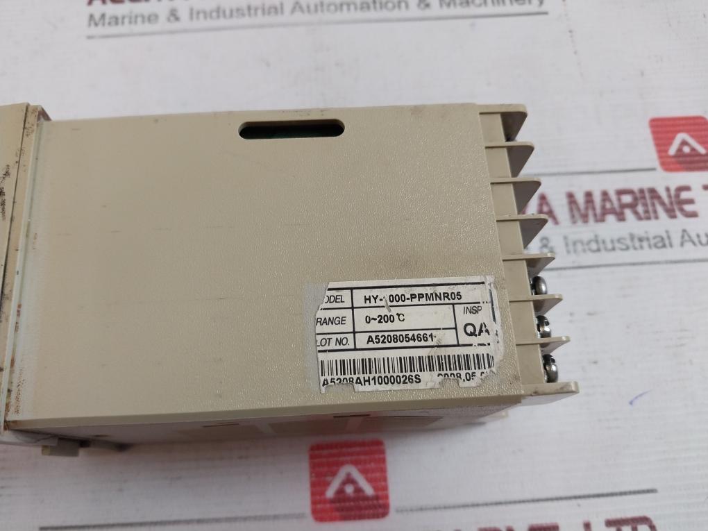 Hanyoung Hy-1000-ppmnr05 Temperature Controller Pt 100 0-200˚C Hy-a001