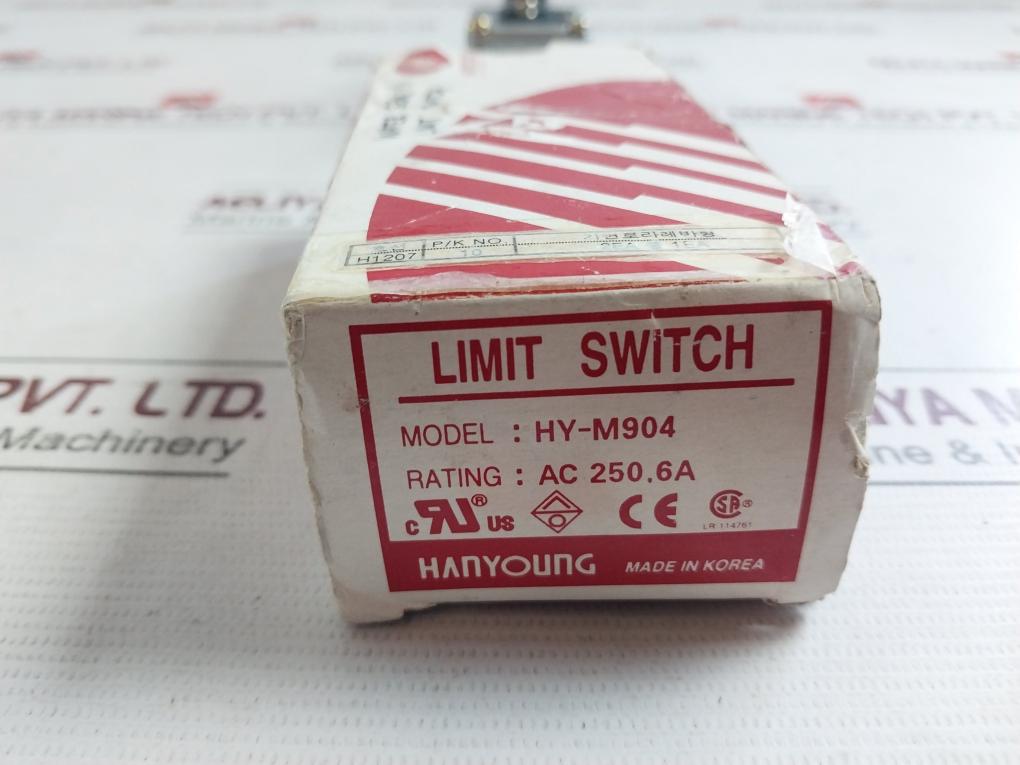 Hanyoung Hy-m904 Limit Switch Ac 250V 6A En60947-5-1