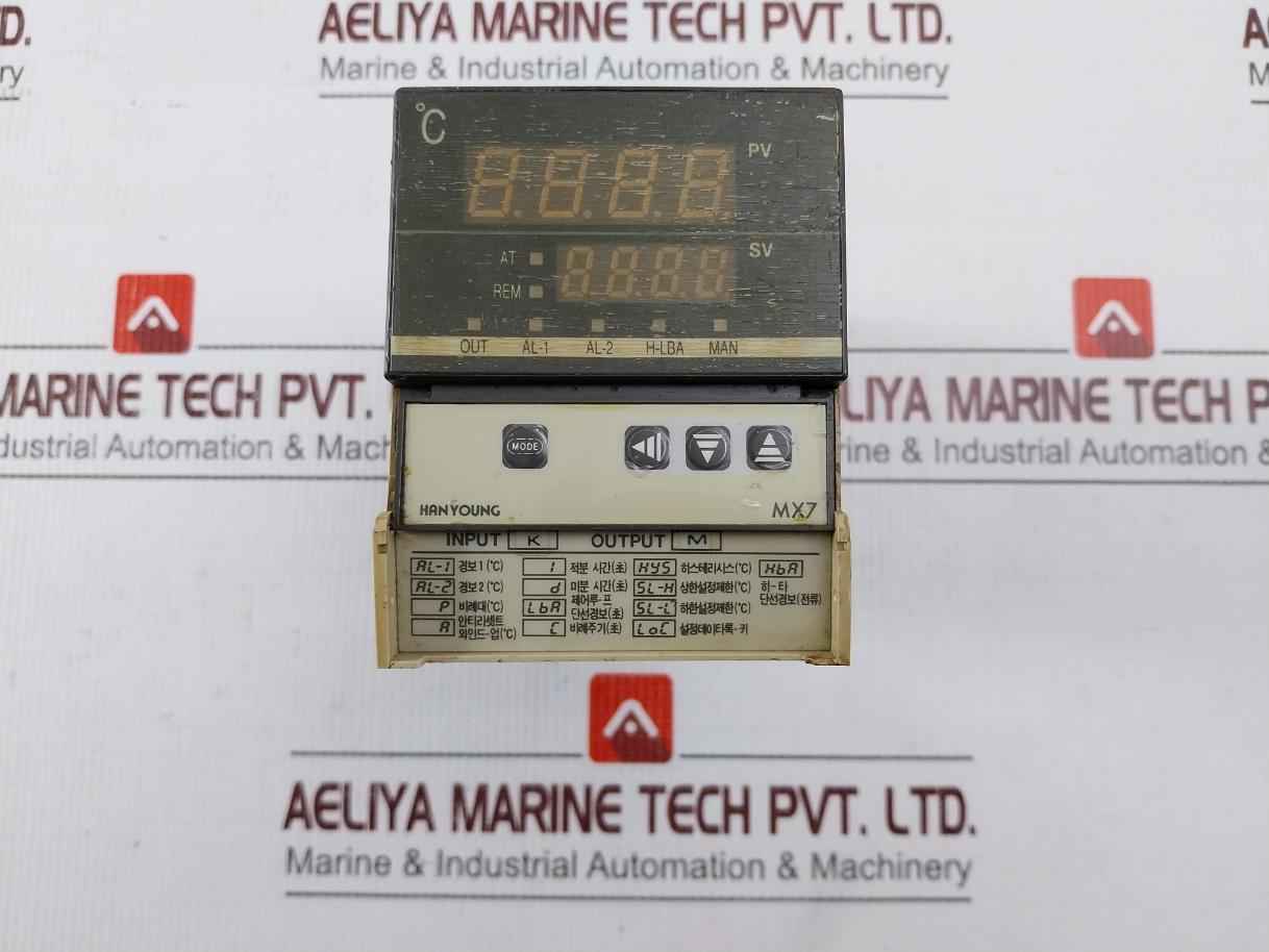 Hanyoung Mx7-fkmnnn Multi Input Temperature Controller 4-20Madc