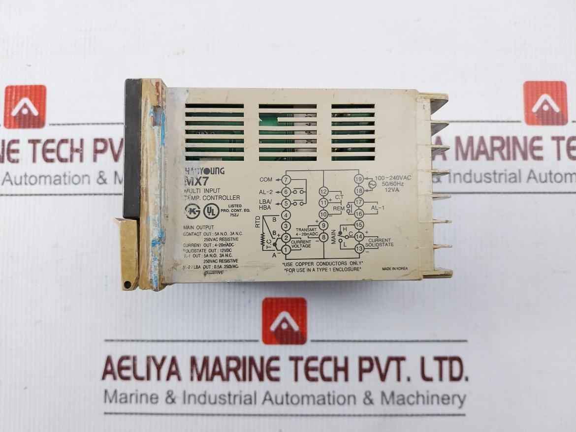 Hanyoung Mx7-fkmnnn Multi Input Temperature Controller 4-20Madc