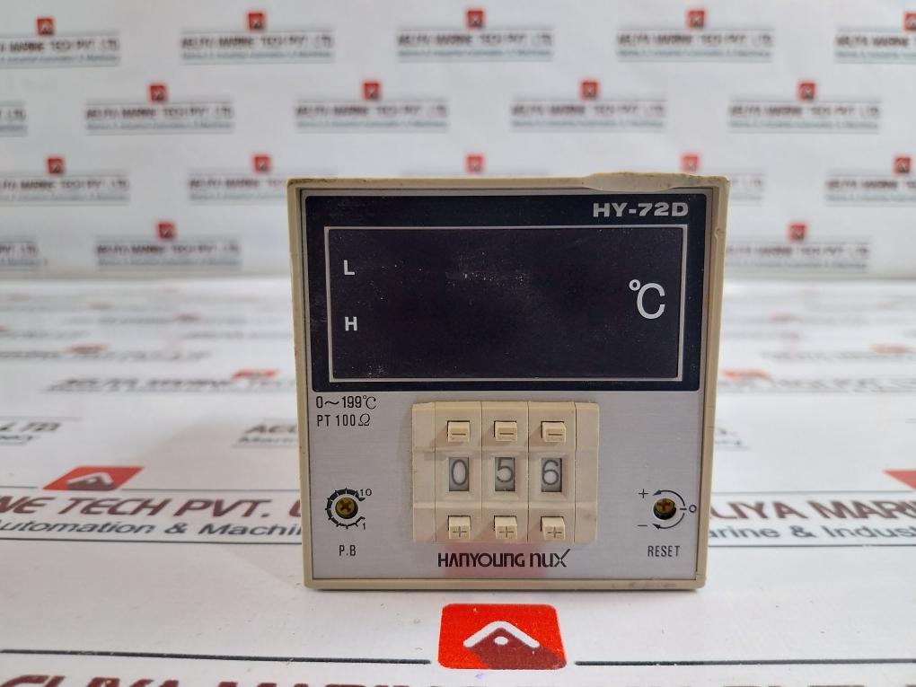 Hanyoung Nux Hy-72D-ppcnr06 Digital Temperature Controller 0°C~199°C