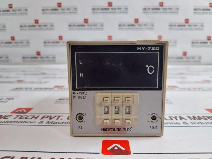 Hanyoung Nux Hy-72D-ppcnr06 Digital Temperature Controller 0°C~199°C