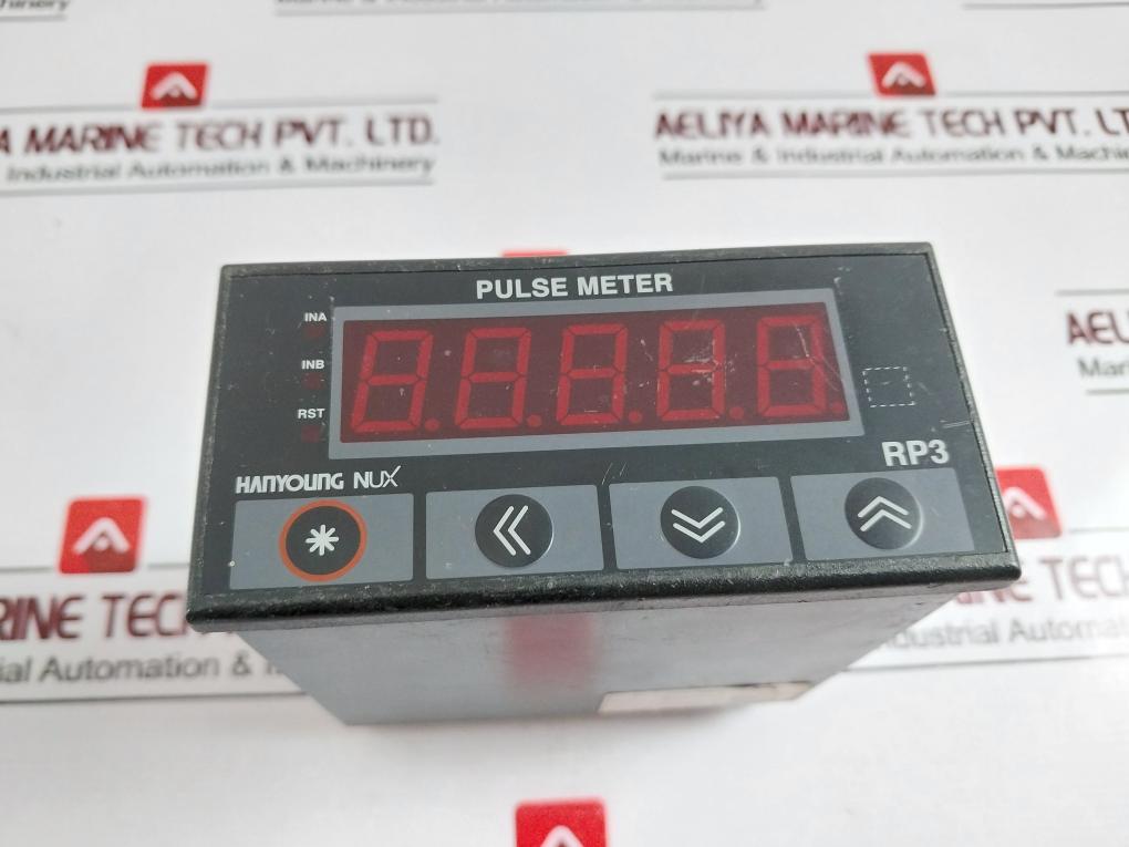 Hanyoung Nux Rp3-5An Pulse Meter, 0~99999 Rpm, 100-240V