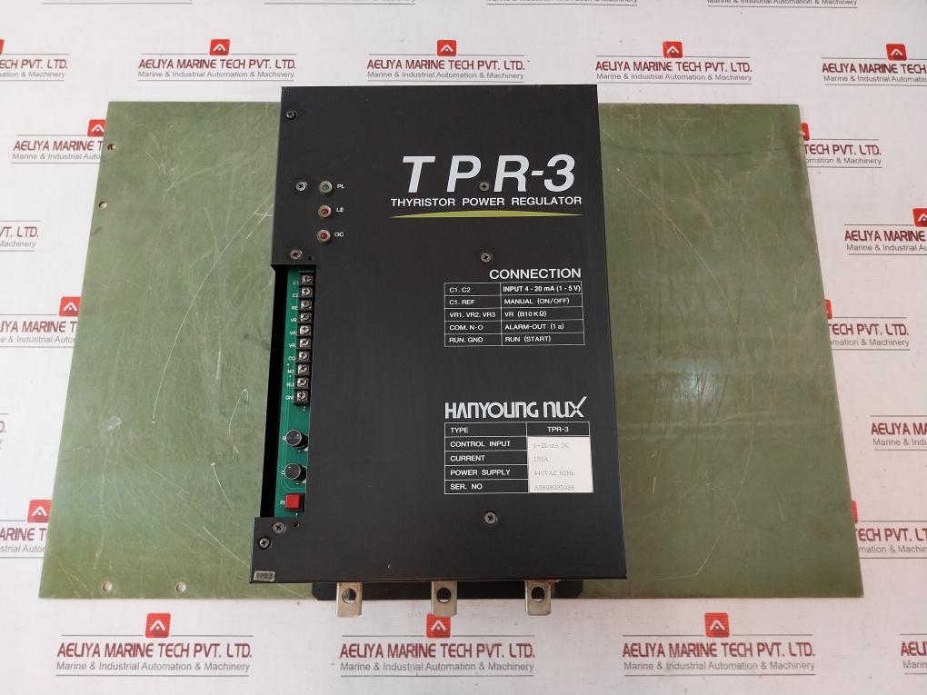 Hanyoung Nux Tpr-3 Thyristor Power Regulator 150A 440Vac 60Hz A5808Atp3P0032S