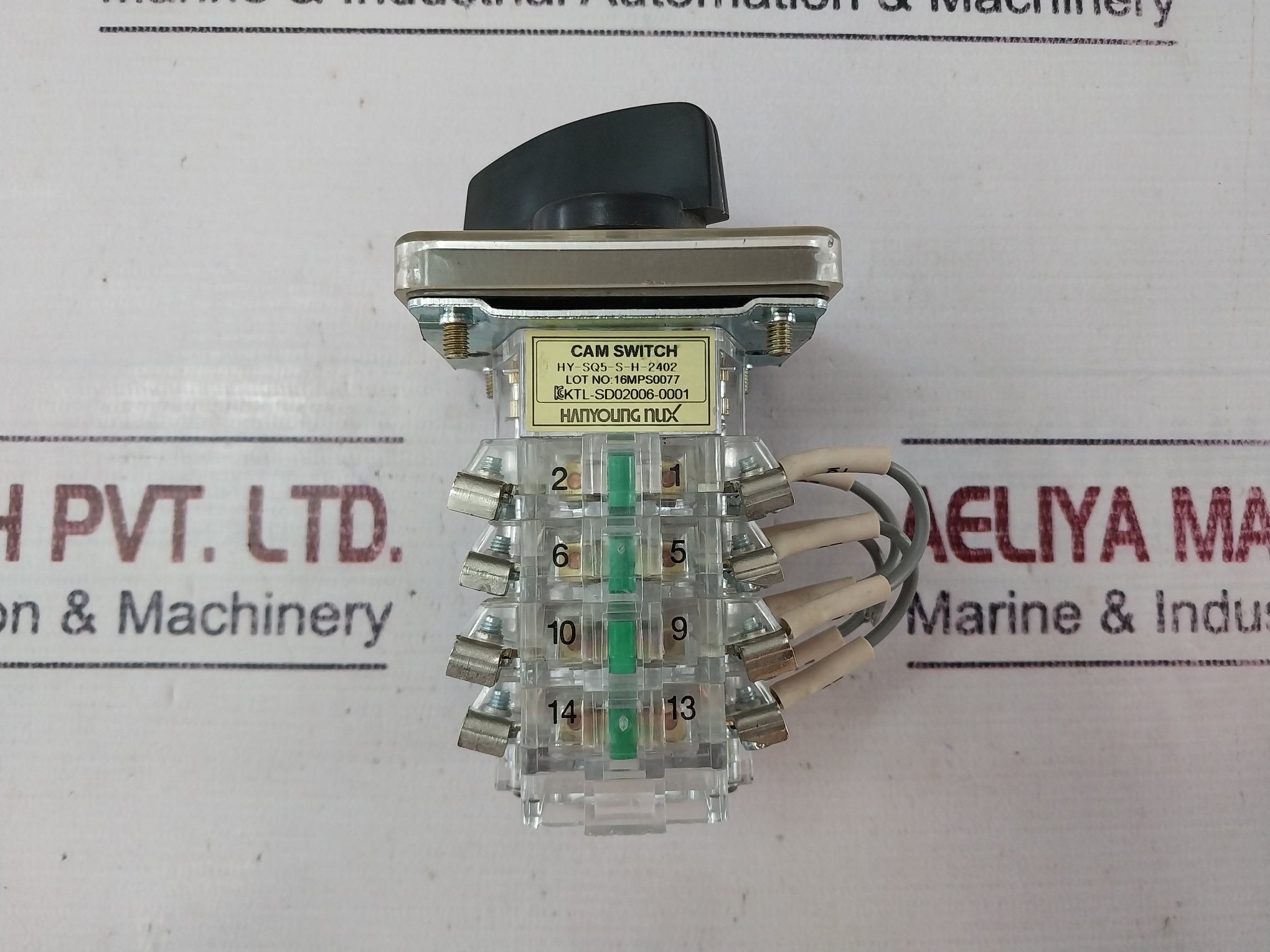 Hanyoung Nux Hy-sq5-s-h-2402 Cam Switch 10A 250Vac