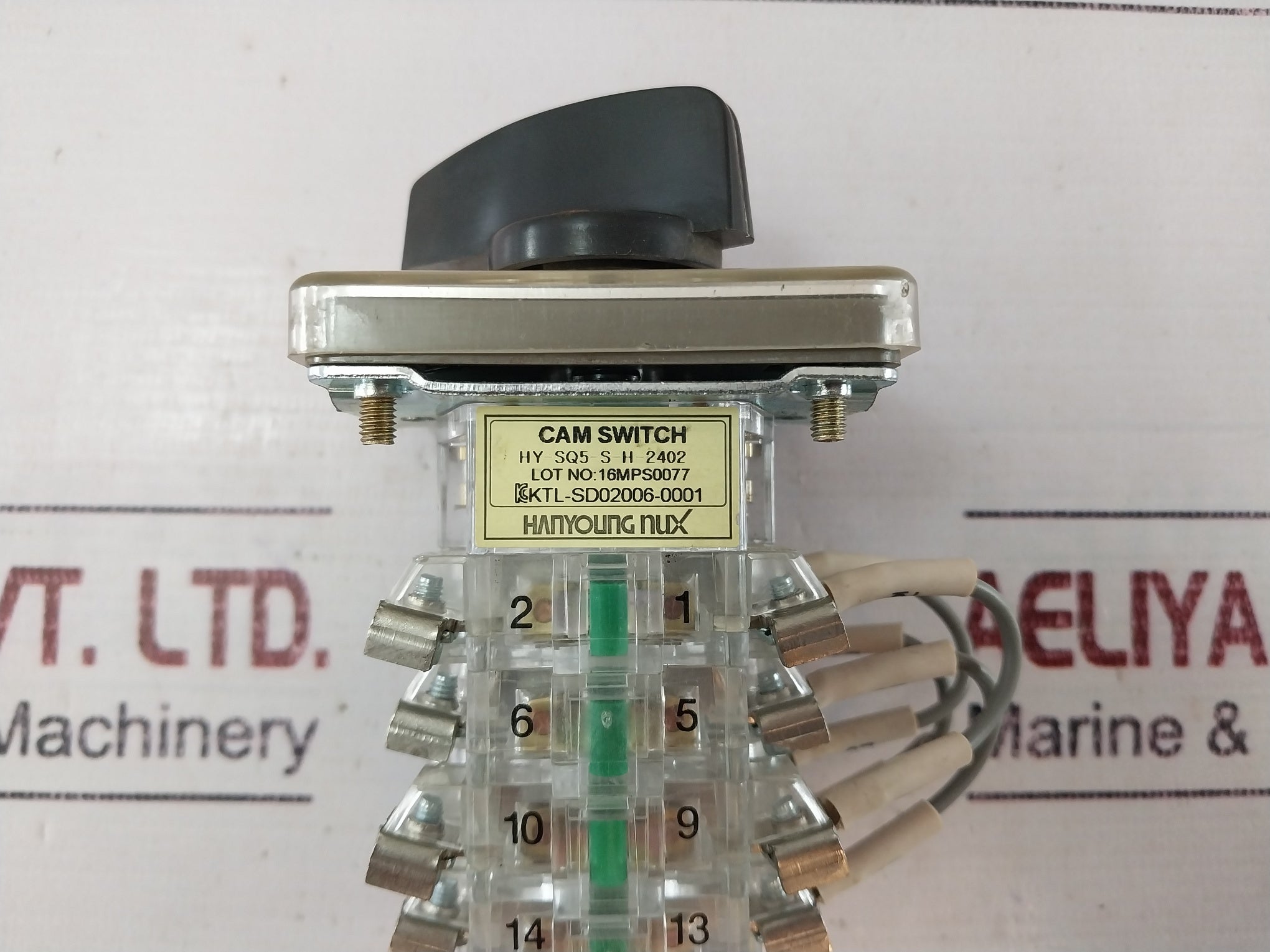 Hanyoung Nux Hy-sq5-s-h-2402 Cam Switch 10A 250Vac