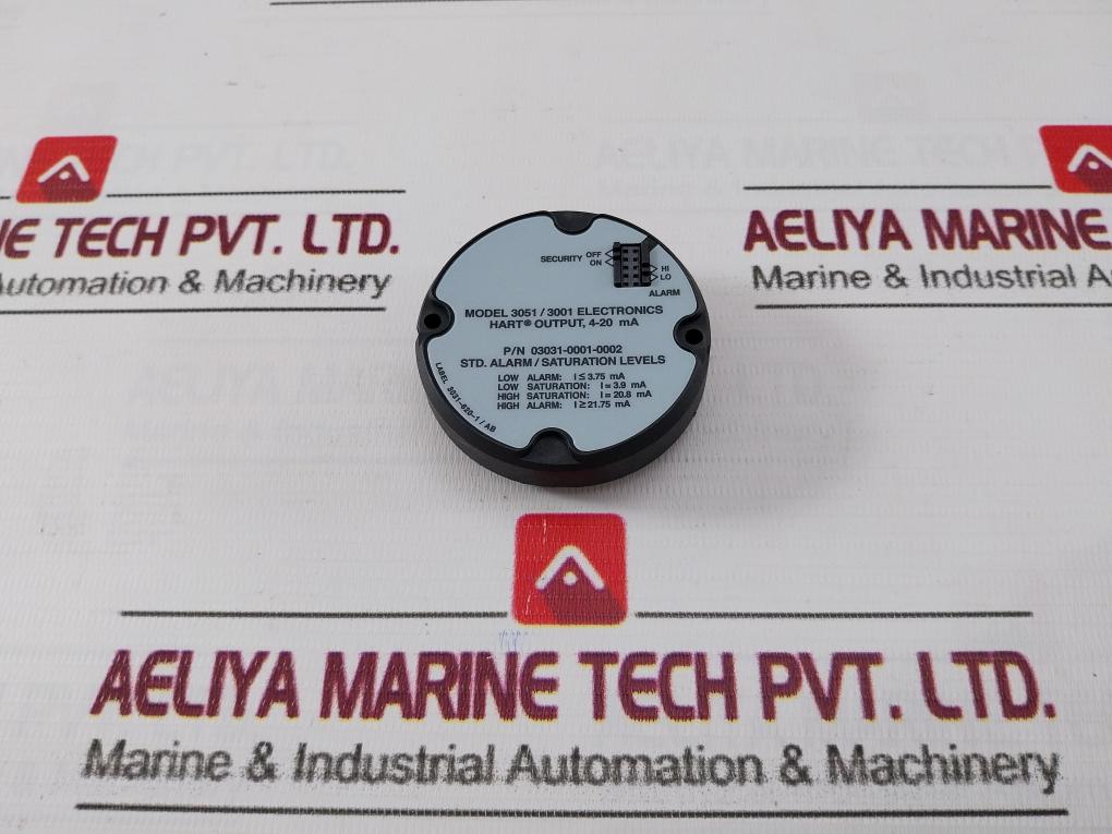 Hart 03031-0001-0002 Alarm Saturation Electronic Board 4-20Ma