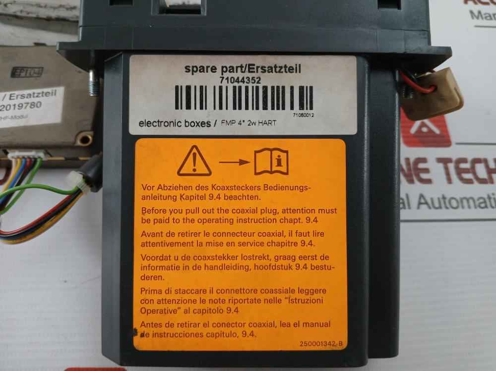 Interface Spare Part Unit Fmp 4* 2W Hart Endress+Hauser 250001342-b 82˚C