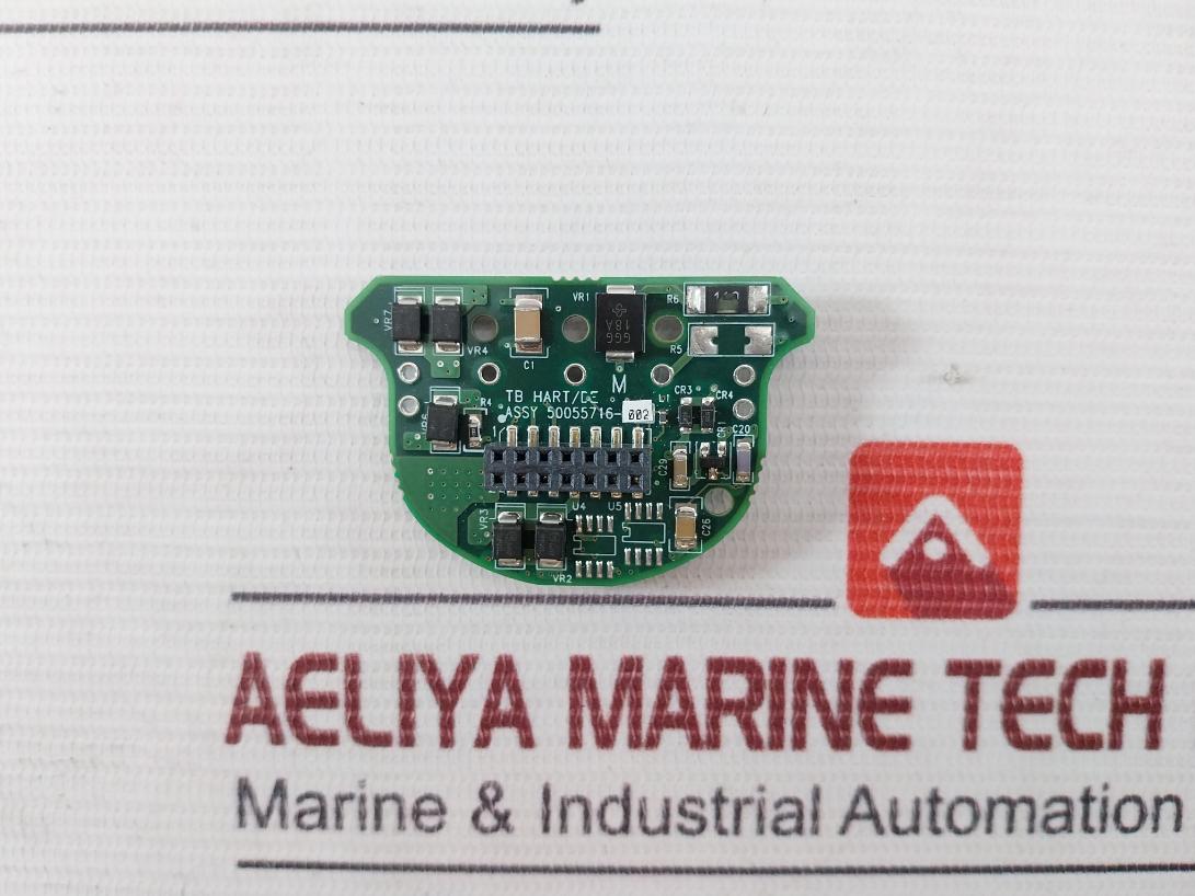 Hart Registered 50055715-001 Temperature Transmitter Pcb Card Rev
