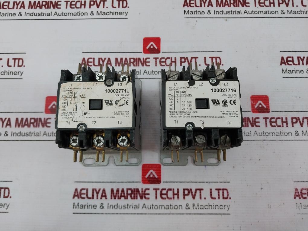 Hartland Controls Hcc-3Xt01Cy139 Contactor Coil 120Vac 50/60Hz 600V Max