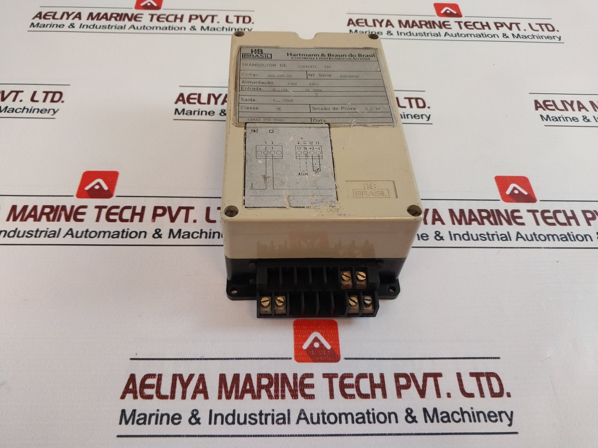 Hartmann & Braun 960.200.20 Tni Current Transducer 110V 60Hz