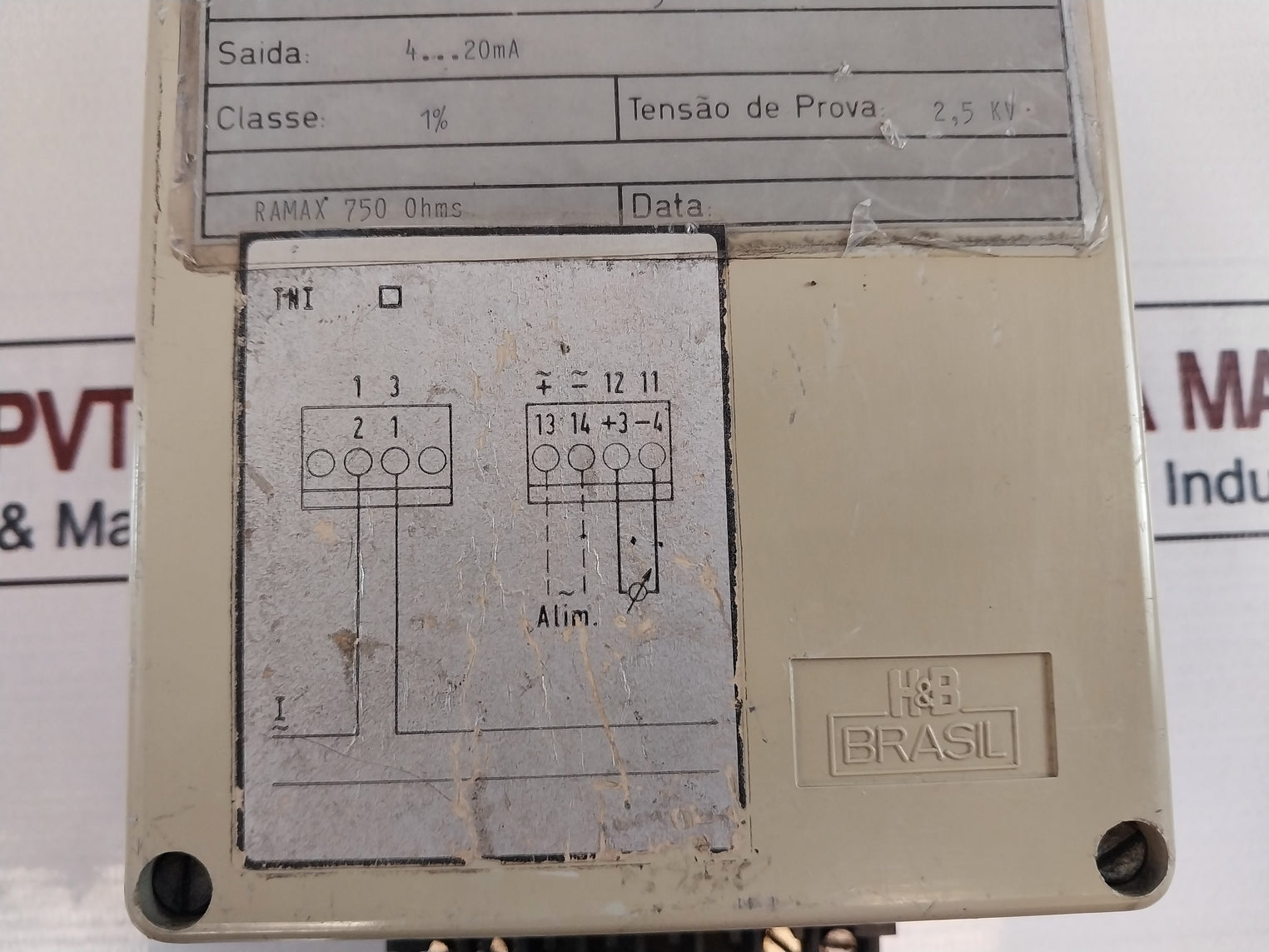 Hartmann & Braun 960.200.20 Tni Current Transducer 110V 60Hz