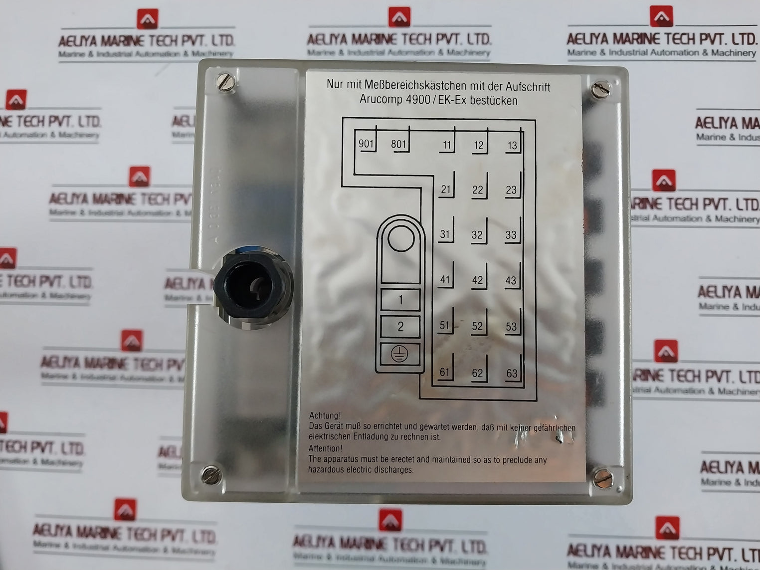 Hartmann & Braun Arucomp Ek-ex.a Dotted Line Recorder 230vac