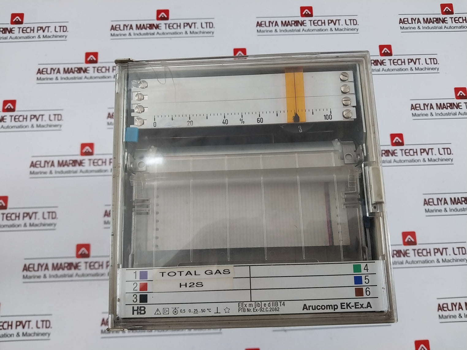 Hartmann & Braun Arucomp Ek-ex.a Dotted Line Recorder 230vac