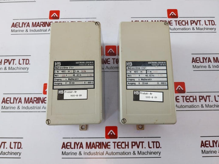 Hartmann & Braun Etu 1 Signal Amplifier Unit 4812-14 3