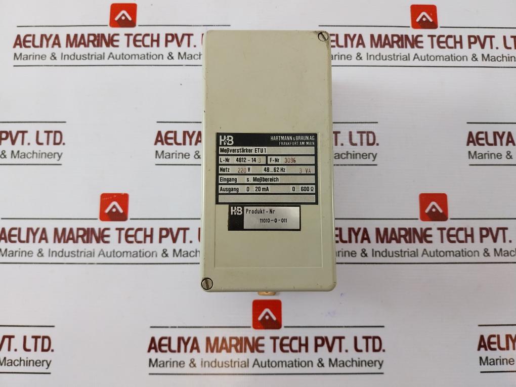 Hartmann & Braun Etu 1 Signal Amplifier Unit 4812-14 3