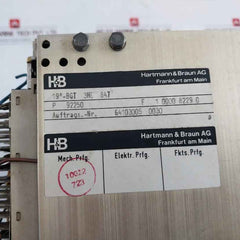 Hartmann &amp; Braun Teu325-ex Temperature Transmitter Rack 24V 4-20Ma