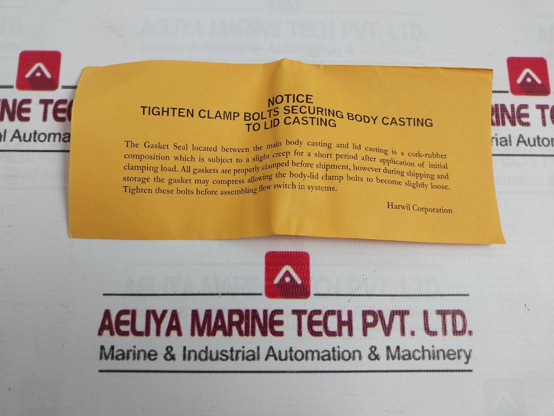 Harwil Q-5/3/2/C Fluid Flow Switch 250Vac 1/2Amp A018A