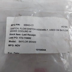 Harwil Q-5/3/2/C Fluid Flow Switch 250Vac 1/2Amp A018A
