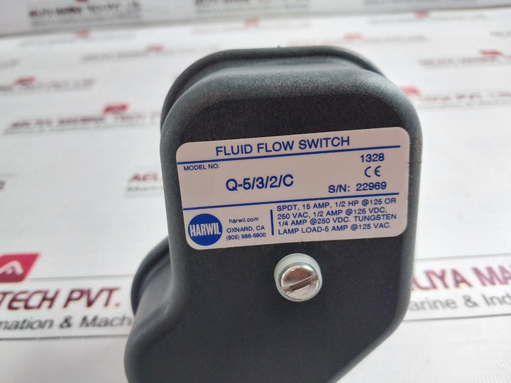 Harwil Q-5/3/2/C Fluid Flow Switch 250Vac 1/2Amp A018A
