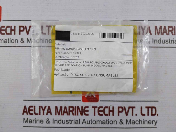 Haskel 17329 Air Cycling Seal Kit 30292995