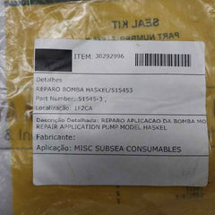 Haskel 51545-3 Air Drive Seal Kit Ski-001