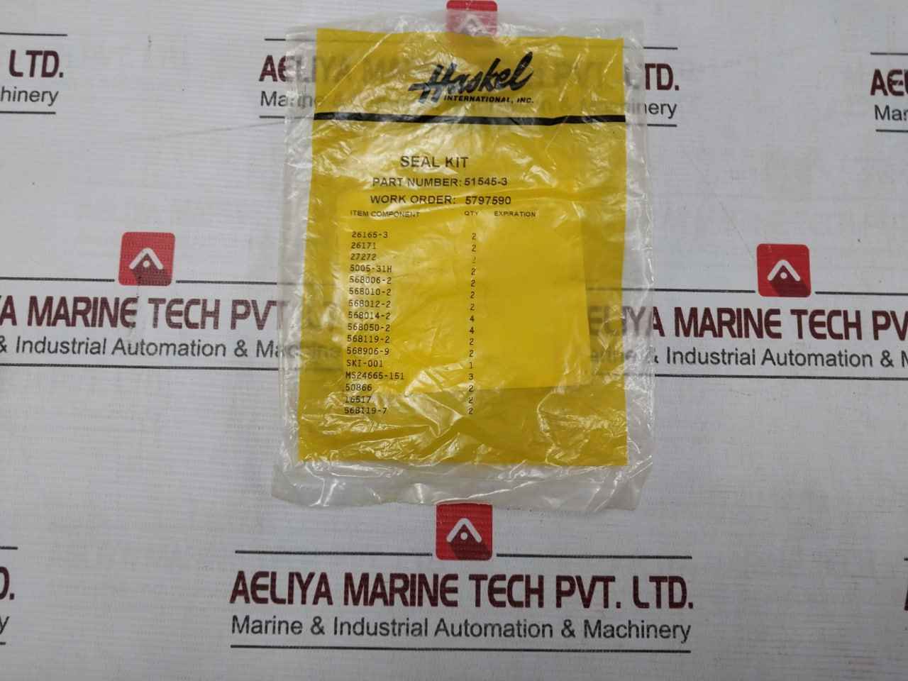 Haskel 51545-3 Air Drive Seal Kit Ski-001