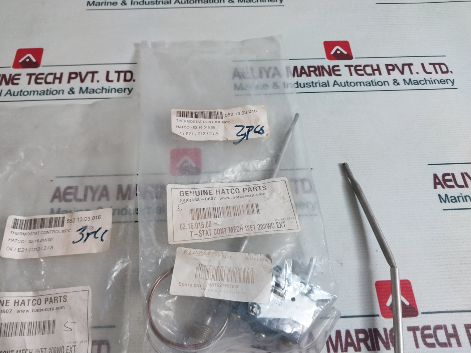 Hatco 02.16.016.00 Thermostat Control T-stat Cont Mech Wet Wet 200Wo Ext 89°C