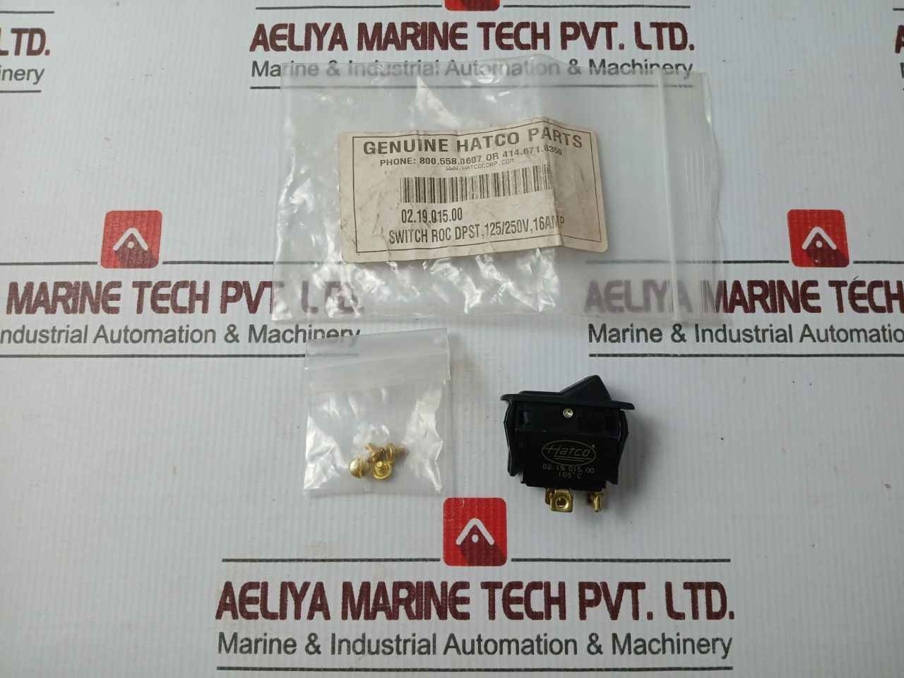 Hatco 02.19.015.00 Switch Eaton Switch Roc Dpst, 125/250V, 16Amp