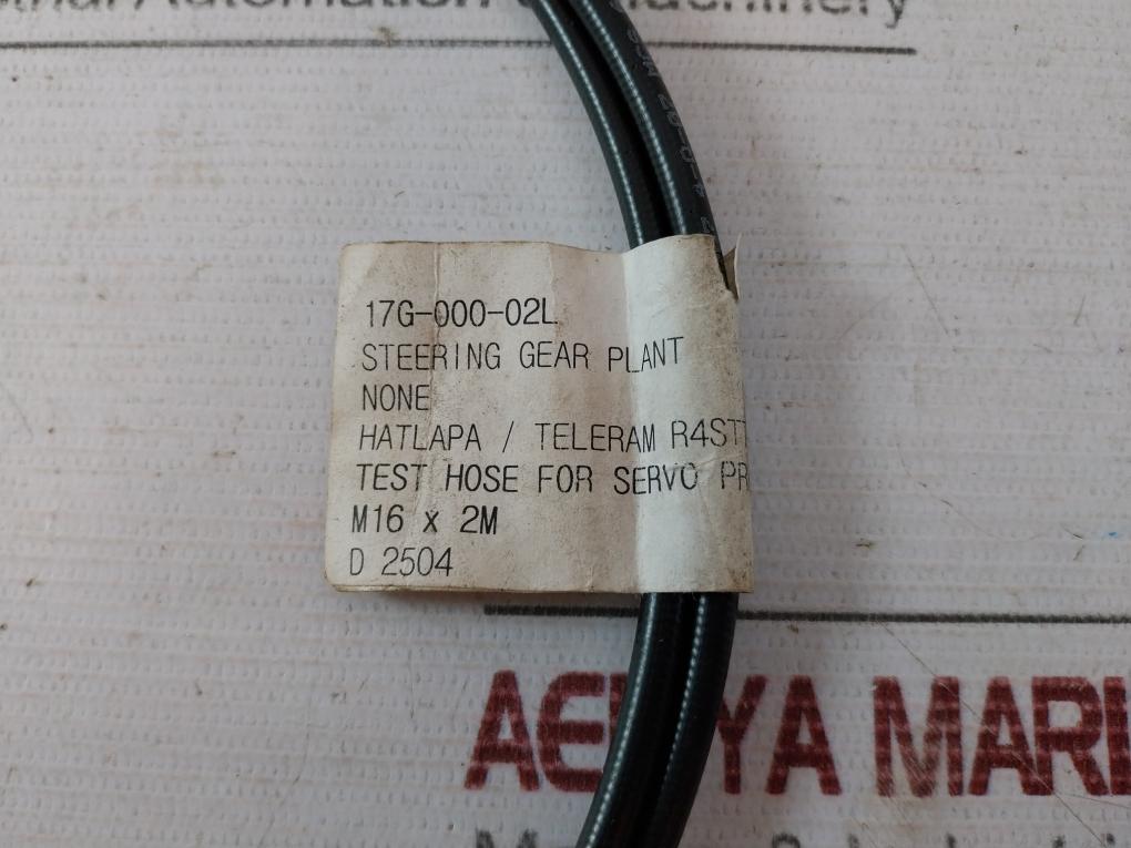 Hatlapa Test Hose For Servo Pressure Gauge Wp - 630 Bar 17G-000-02L