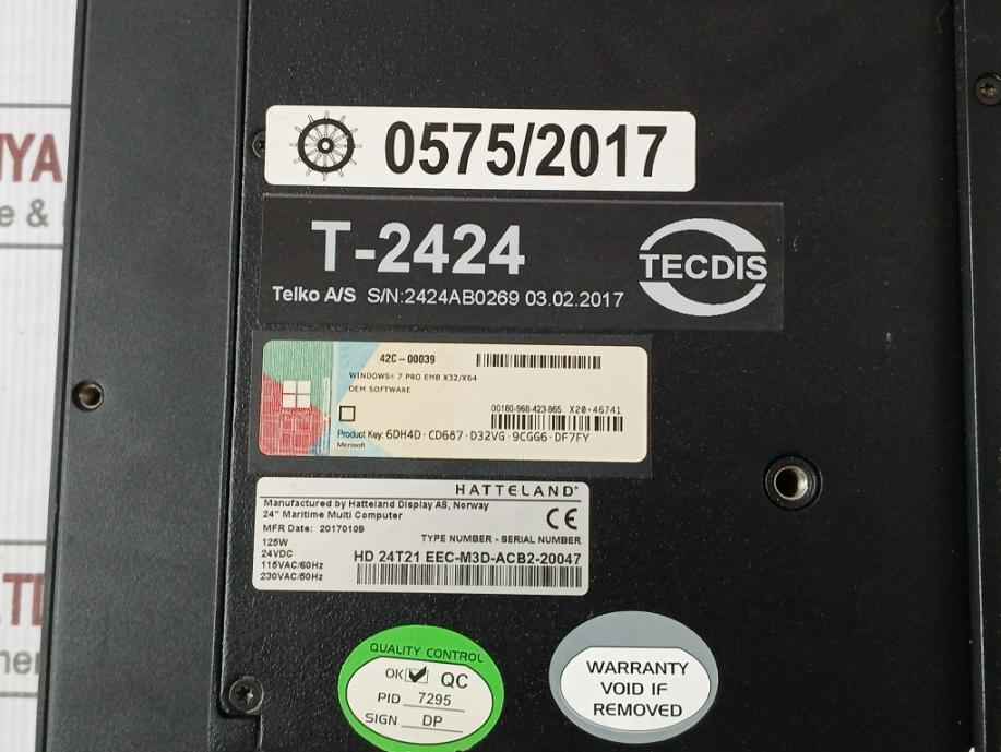 Hatteland Hd 24T21 Eec-m3D-acb2-20047 24