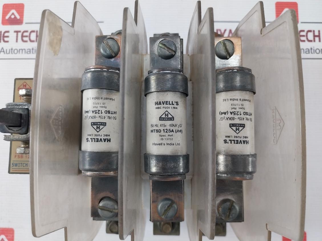 Havell's Fsb 125 Switch Disconnector Fuse Unit 125A 50Hz, 415V-80Ka Gg