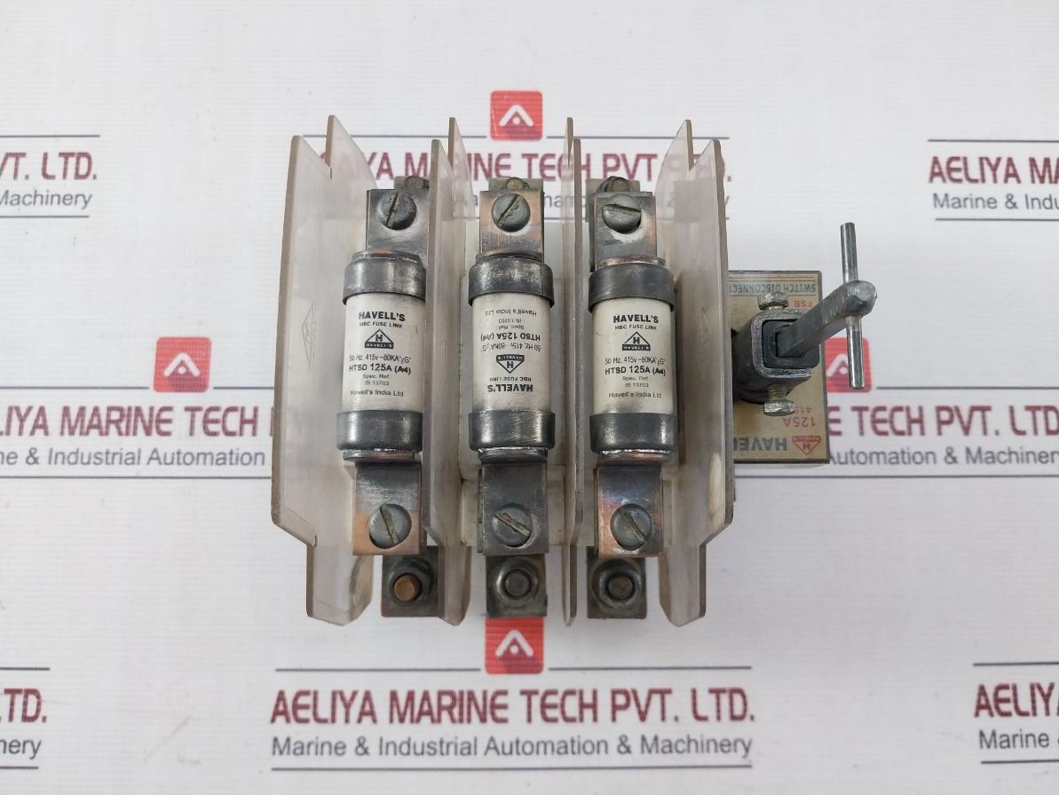 Havell's Fsb 125 Switch Disconnector Fuse Unit 125A 50Hz, 415V-80Ka Gg