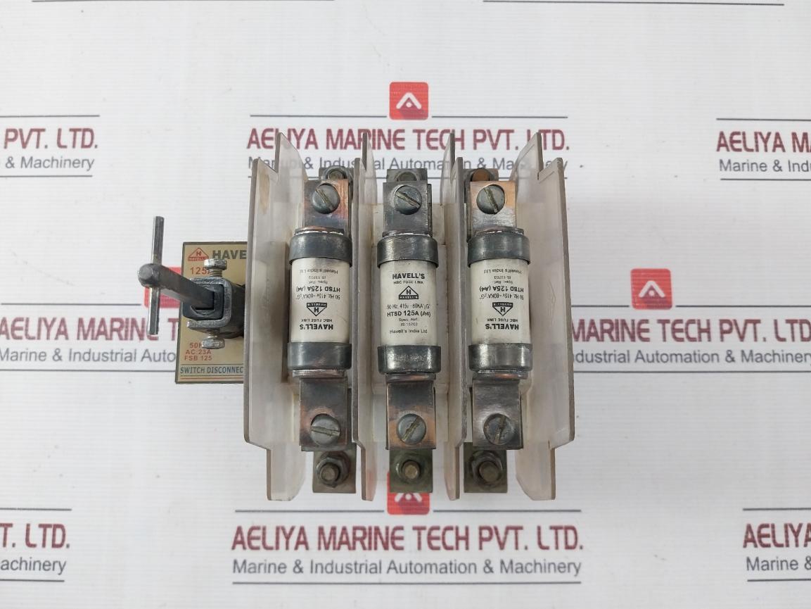 Havell's Fsb 125 Switch Disconnector Fuse Unit 125A 50Hz, 415V-80Ka Gg