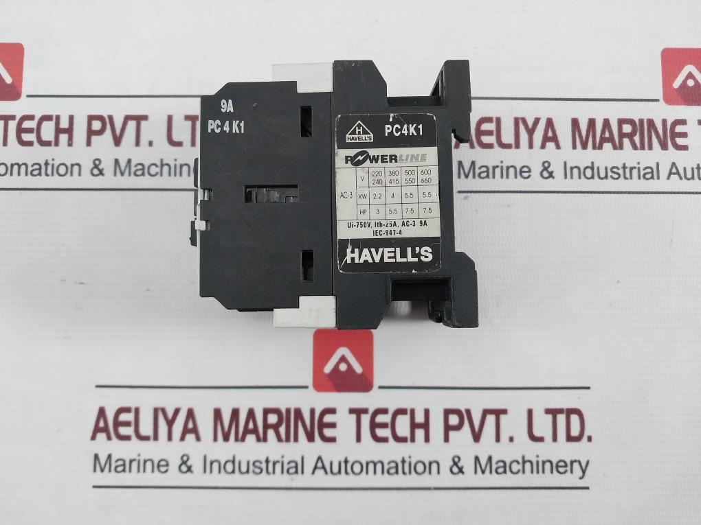 Havell’s Pc 4K1-10 Powerline Power Contactor 220V 50Hz