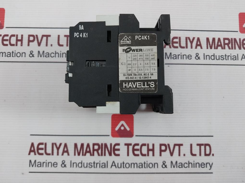 Havell’s Pc 4K1-10 Powerline Power Contactor 220V 50Hz Ac-3