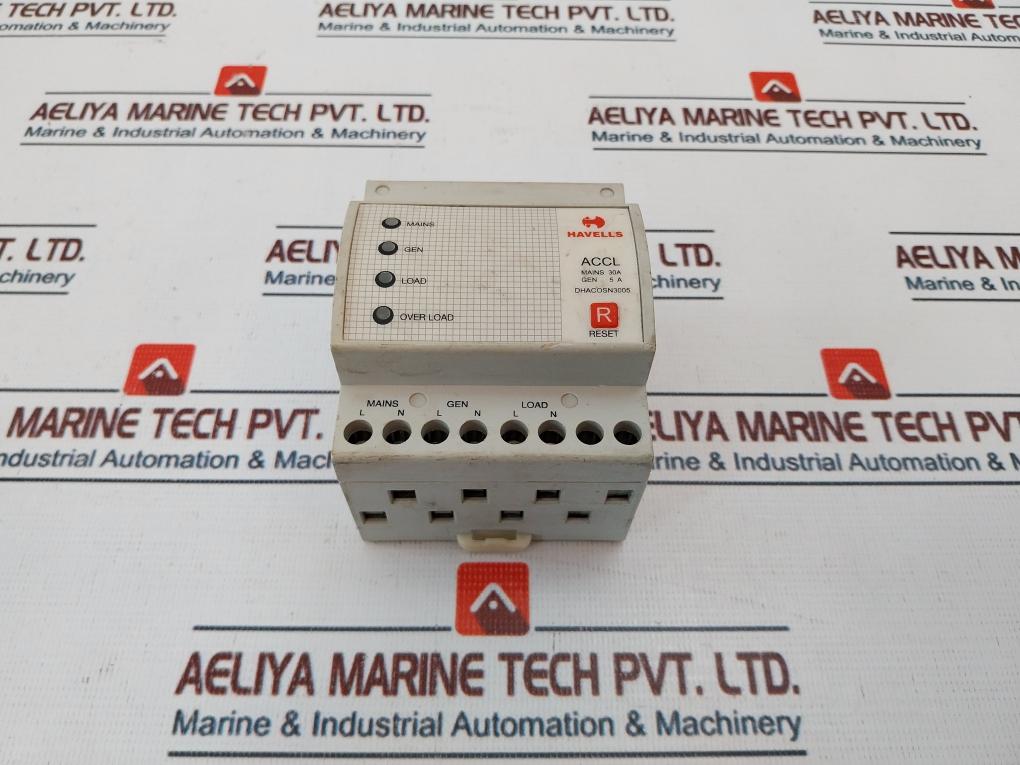 Havells DHACOSN3005 Automatic Source Changeover W/ Current Limiter