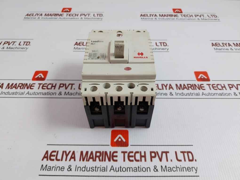 Havells Moulded Case Circuit Breaker 100A Ihlm1Aat0100