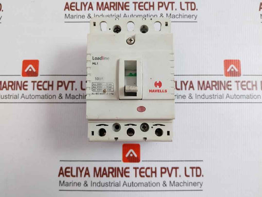 Havells Moulded Case Circuit Breaker 100A Ihlm1Aat0100