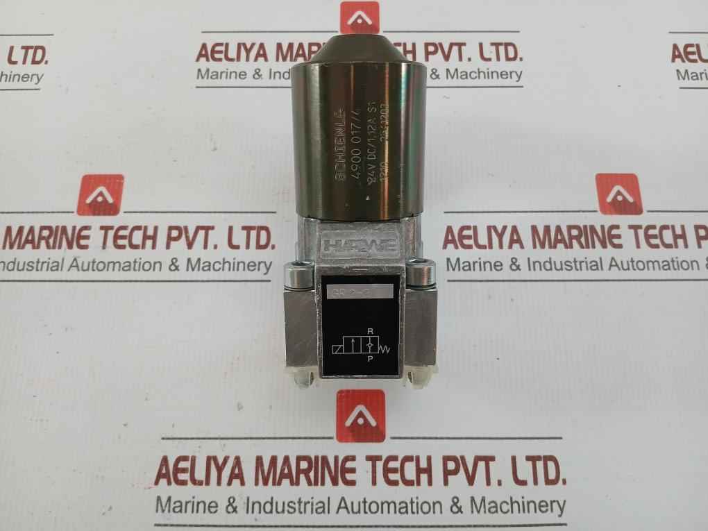 Hawe Directional Seated Solenoid Valve 4900 017/4, 24V