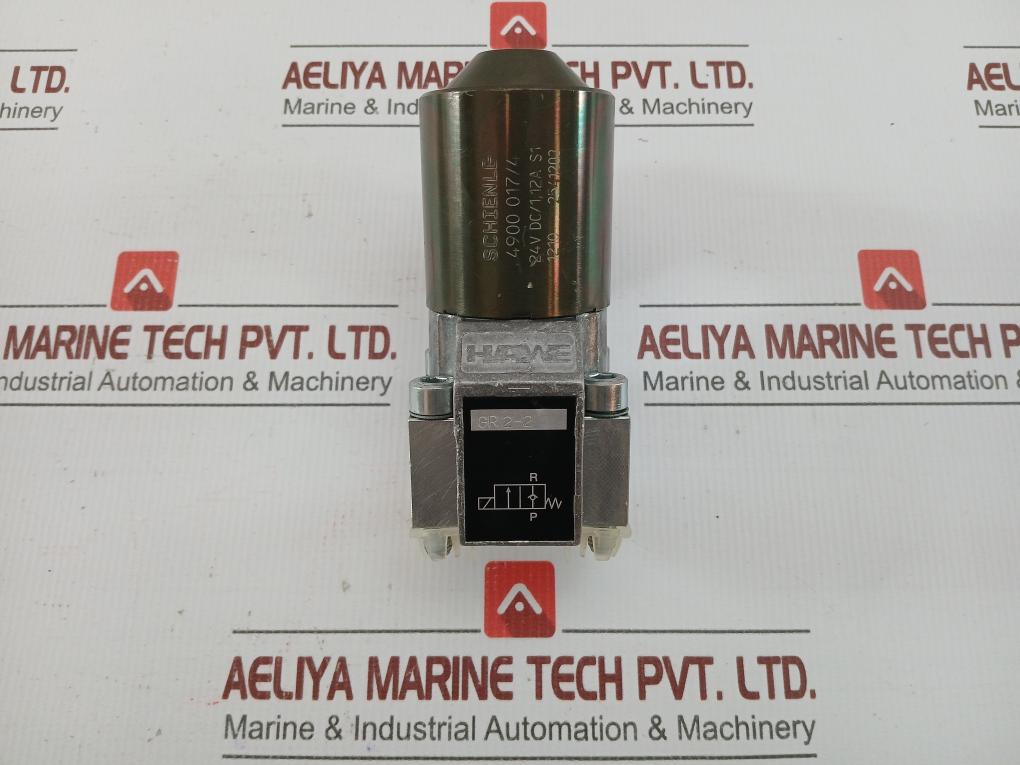 Hawe Directional Seated Solenoid Valve 4900 017/4, 24V