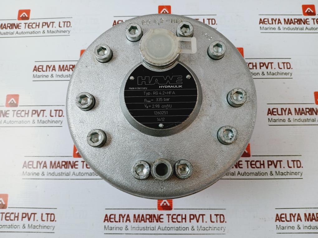 Hawe Hydraulik Rg 4,2-hfa Radial Piston Pump Type Rg Ba0062246 335 Bar 1260251
